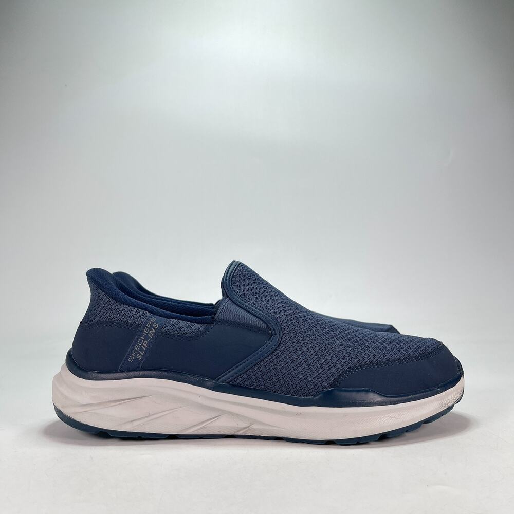 Skechers Equalizer 6.0 Stoaver Navy Walking Sneakers Shoes 233103 Men's Size 9